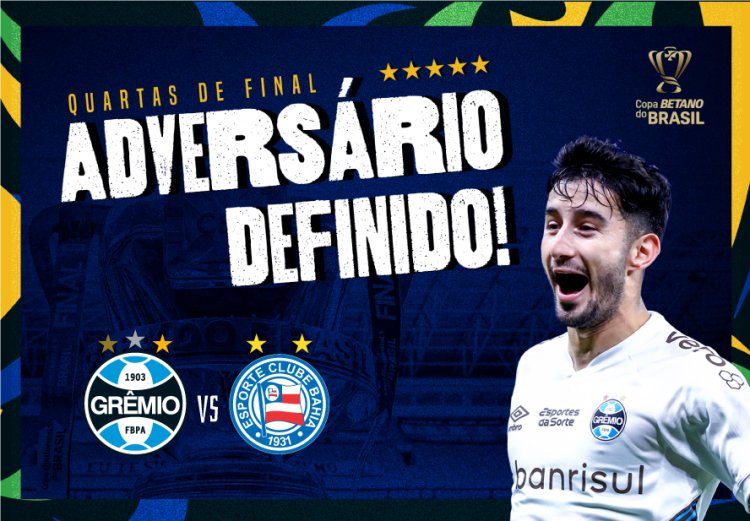 Grêmio enfrenta o Bahia em busca da classificação na Copa do Brasil