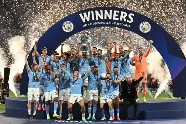 Manchester City faz história ao conquistar a Champions League e encerrar a temporada com tríplice coroa