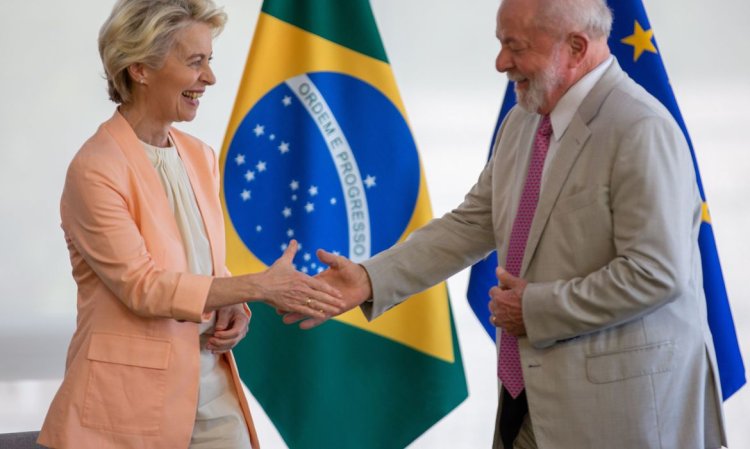 Ursula von der Leyen anuncia investimentos para Amazônia e produção de hidrogênio verde no Brasil