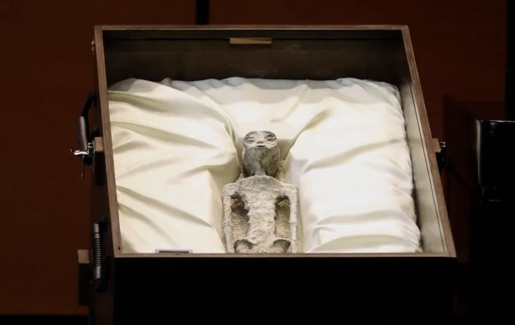 Supostos corpos de extraterrestres são exibidos em audiência no Congresso do México; veja fotos