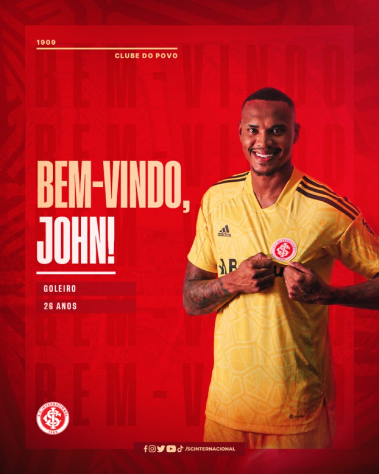 Inter contrata goleiro John, do Santos